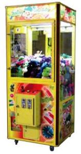 We operate cranes with plush, balls, jewelry, and also double claw cranes with a play until you win candy feature